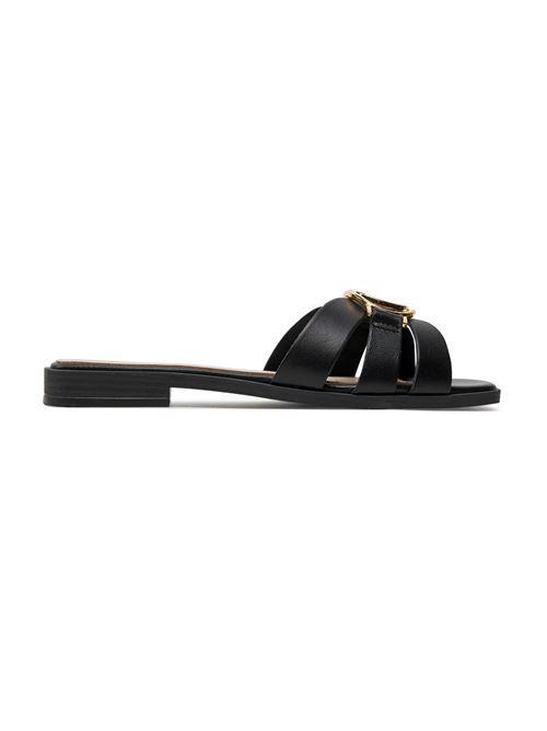 GUESS Symo leather sandals GUESS | FLJSYMLEA03BLACK