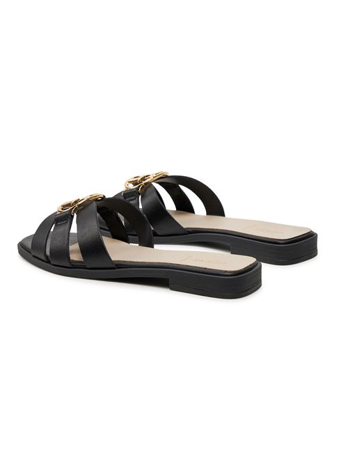 GUESS Symo leather sandals GUESS | FLJSYMLEA03BLACK