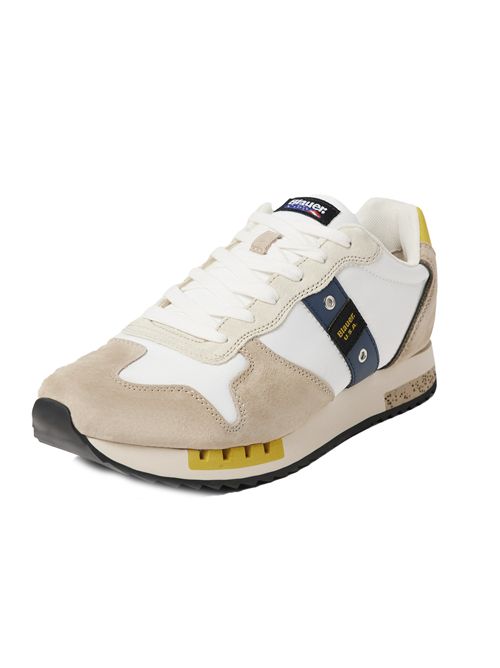 BLAUER Sneakers Queens01 BLAUER | S5QUEENS01NUBWHI/BEI