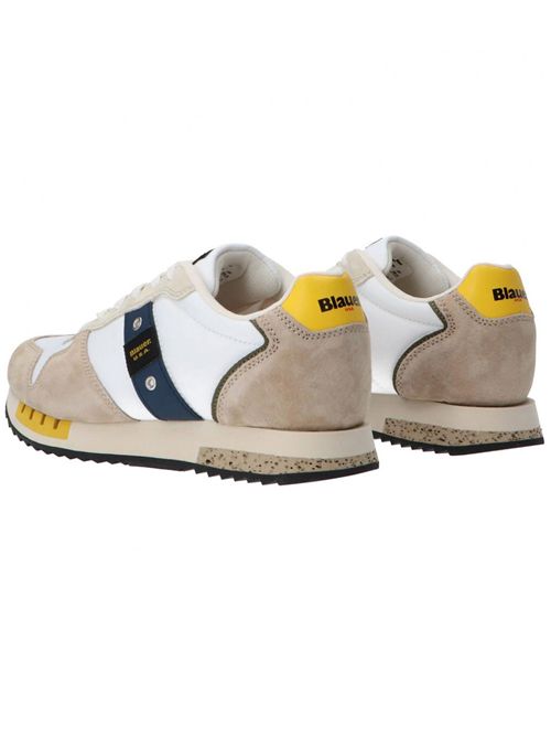 BLAUER Sneakers Queens01 BLAUER | S5QUEENS01NUBWHI/BEI