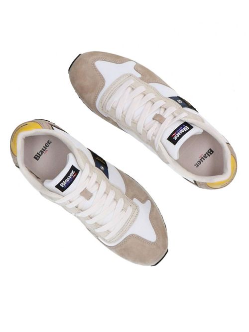 BLAUER Sneakers Queens01 BLAUER | S5QUEENS01NUBWHI/BEI