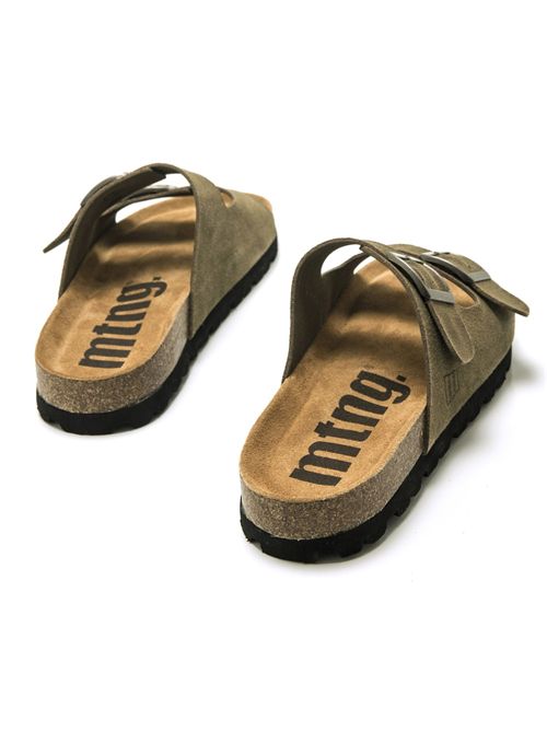 MUSTANG Green Leather Sandals MTNG | 84716KAKY