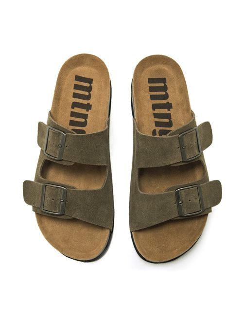 MUSTANG Green Leather Sandals MTNG | 84716KAKY