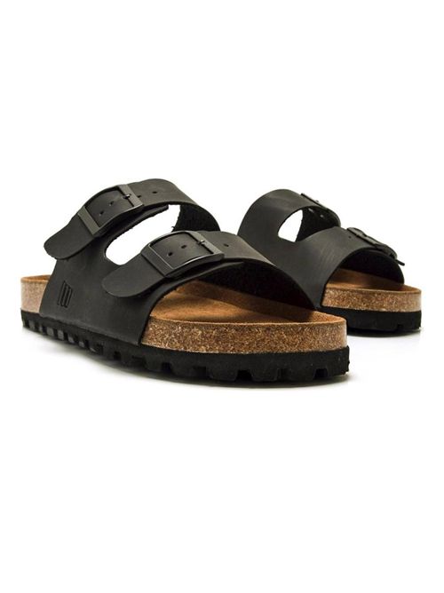 MUSTANG Black Leather Sandals MTNG | 84716NEGRO