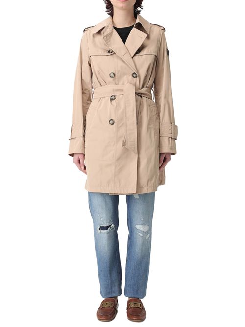 PEUTEREY Double-breasted taffeta trench coat PEUTEREY | PED529901181975802