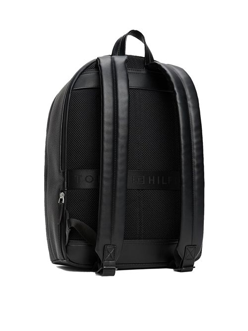 TOMMY HILFIGER Zaino con finitura zigrinata e logo TOMMY | AM0AM13201BDS
