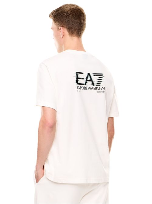 EMPORIO ARMANI T-shirt in jersey di cotone Visibility EA7 | 7M001327U0004