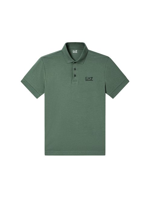 Emporio Armani Core Identity stretch cotton polo shirt EA7 | 8NPF14U7260