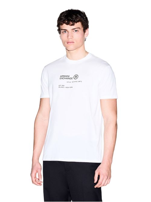 Armani Exchange regular-fit jersey T-shirt EXCHANGE | XM002490AF10358U0009