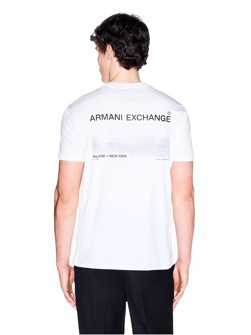 Armani Exchange regular-fit jersey T-shirt EXCHANGE | XM002490AF10358U0009