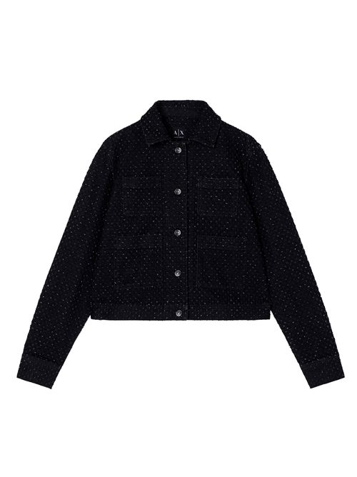 ARMANI EXCHANGE Giacca in Denim con Strass EXCHANGE | XW001820AF18855MC329