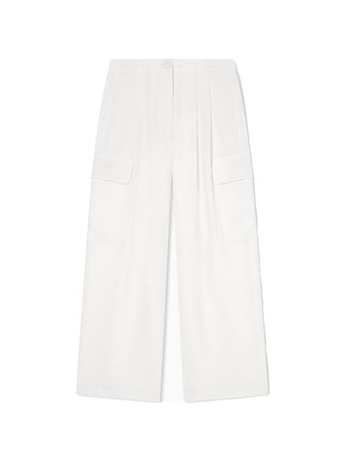 Armani Exchange Wide Pleated Trousers EXCHANGE | XW001937AF21556U1003