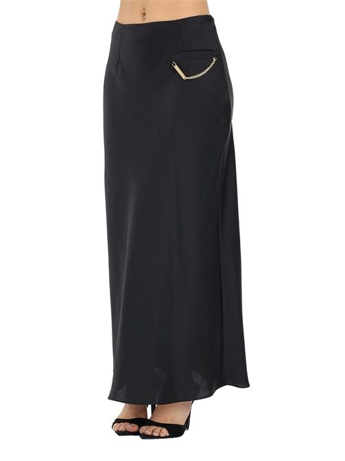 ARMANI EXCHANGE Gonna Lunga Fluida in Crepe Satin EXCHANGE | XW002279AF21553UC001