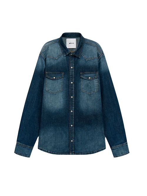 GAS Camicia Kant New in Denim Slim GAS | 15149502135509MD