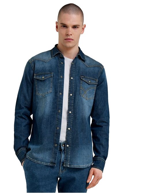 GAS Camicia Kant New in Denim Slim GAS | 15149502135509MD