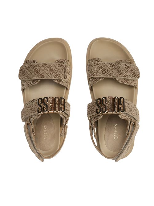 GUESS Fabelis2 Wedge Sandals GUESS | FL6FB2FAL03BEIBR