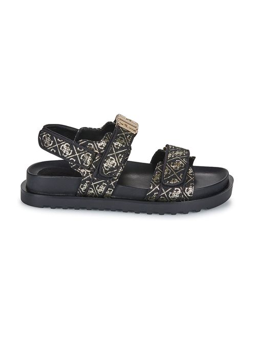 GUESS Fabelis2 Wedge Sandals GUESS | FL6FBSFAL03BLKPL