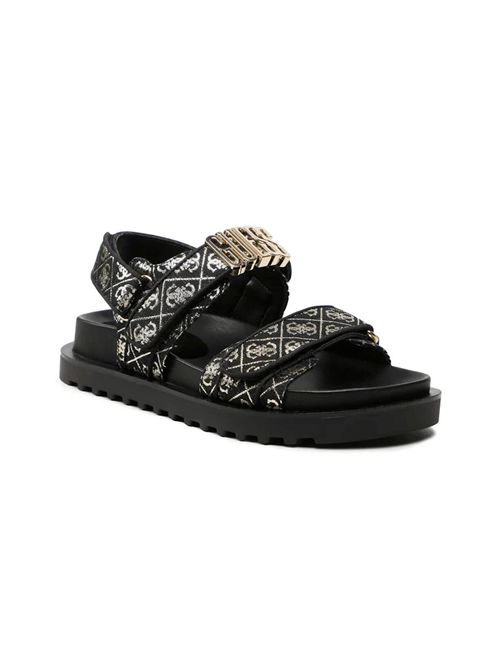 GUESS Fabelis2 Wedge Sandals GUESS | FL6FBSFAL03BLKPL