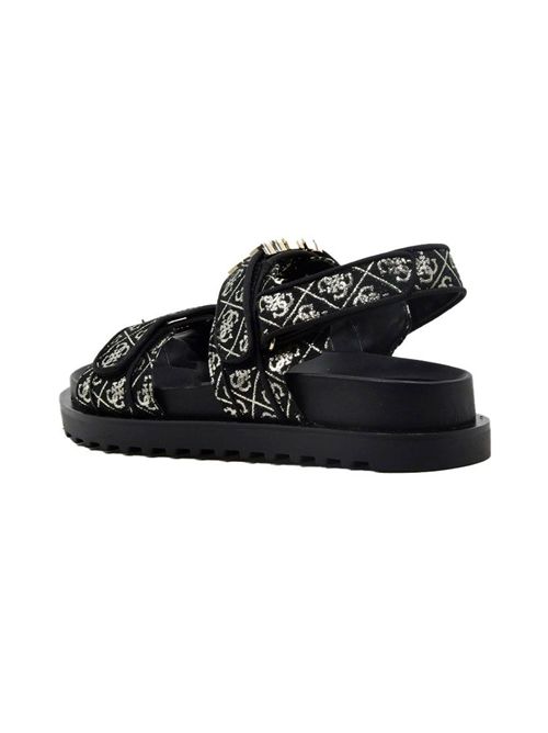 GUESS Fabelis2 Wedge Sandals GUESS | FL6FBSFAL03BLKPL