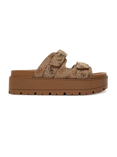 GUESS Logo Faxon Sandals GUESS | FLJF2XFAL03BEIBR