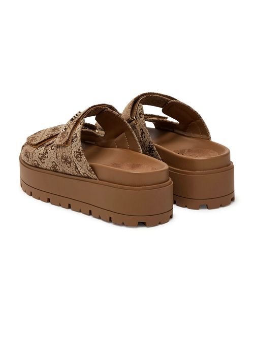 GUESS Logo Faxon Sandals GUESS | FLJF2XFAL03BEIBR