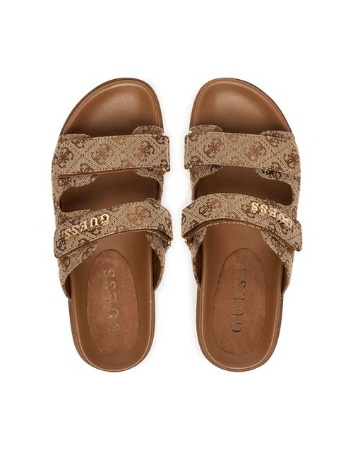 GUESS Logo Faxon Sandals GUESS | FLJF2XFAL03BEIBR