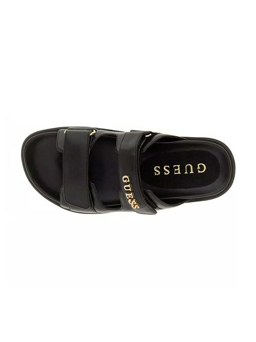 GUESS Faxon Logo Sandals GUESS | FLJFAXELE03BLACK