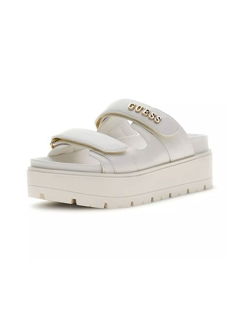 GUESS Faxon Logo Sandals GUESS | FLJFAXELE03CREAM