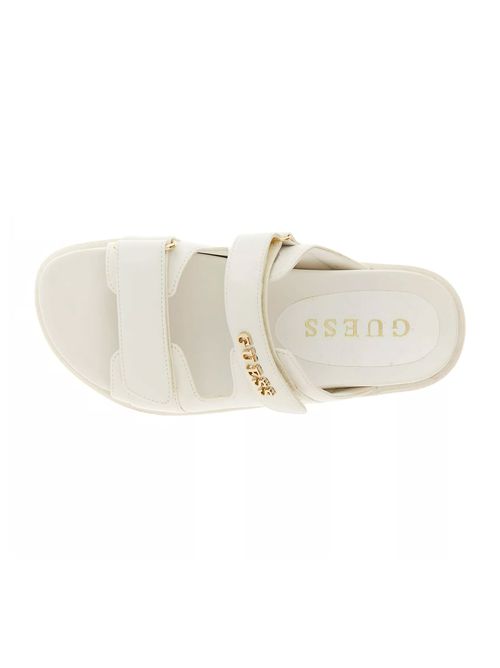 GUESS Faxon Logo Sandals GUESS | FLJFAXELE03CREAM