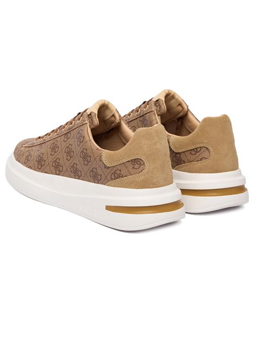 GUESS Elba Leather Blend Sneakers GUESS | FMPELAFAL12BEIBR