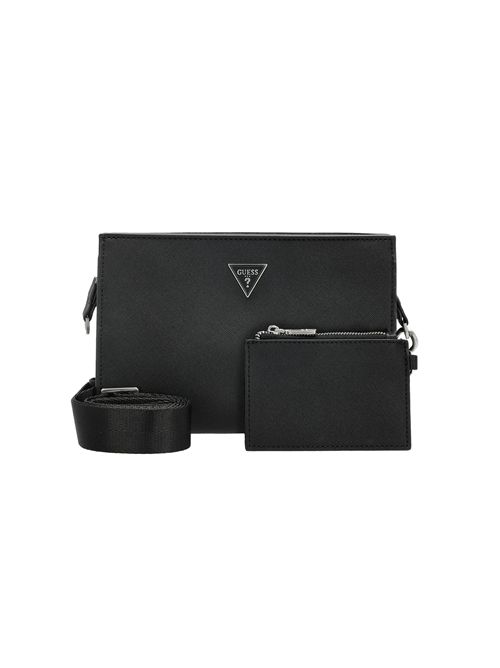 GUESS Borsa Milano Top Zip GUESS | HMMISAP6157BLA