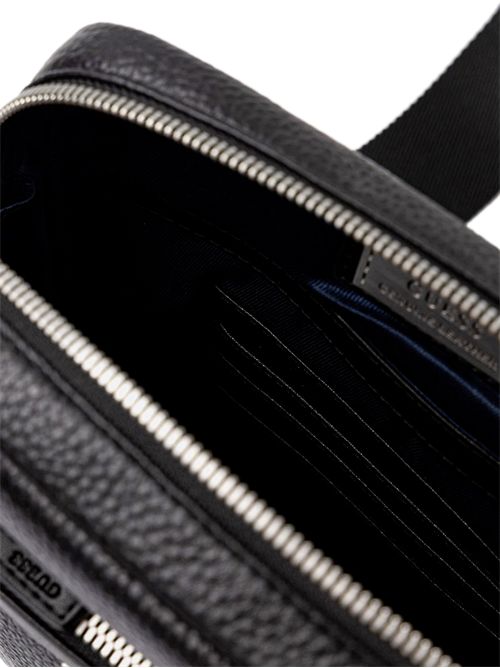 GUESS Borsello a tracolla in pelle GUESS | HMMOGRP6159BLA