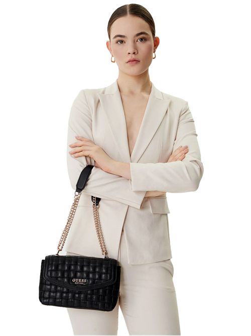 GUESS Borsa a tracolla Sandy intrecciata SANDY GUESS | HWWG8418210BLA