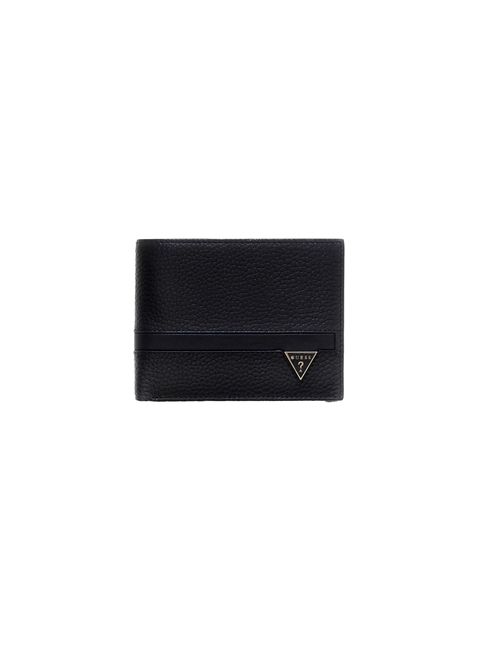 GUESS Portafoglio in vera pelle Monaco GUESS | SMMOGRLEA20BLA