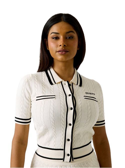 GUESS Cardigan a maglia intrecciata GUESS | V6RR02Z4652G1O6