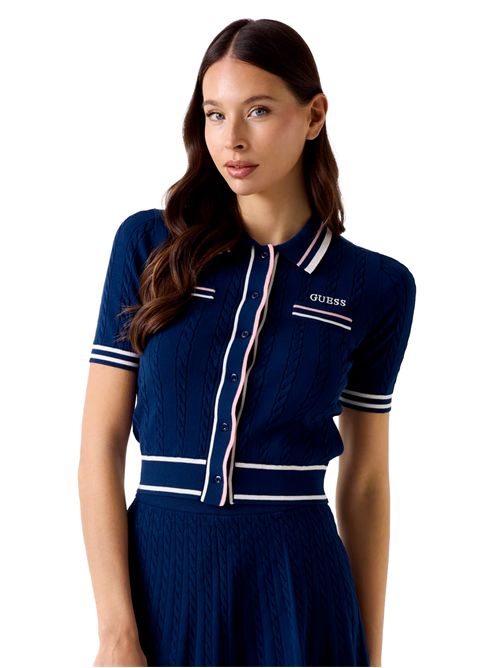 GUESS Cardigan a maglia intrecciata GUESS | V6RR02Z4652G7R1