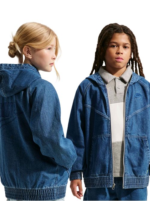 NIKE Denim Jacket with Zip for Boys NIKE | IF2306435