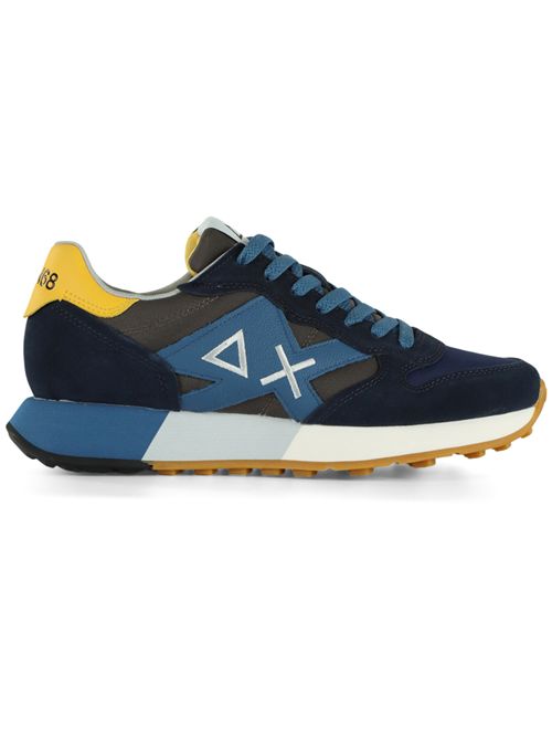 SUN68 Jaki Bicolor in nylon and suede SUN68 | BZ361160799