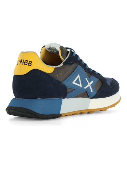 SUN68 Jaki Bicolor in nylon and suede SUN68 | BZ361160799