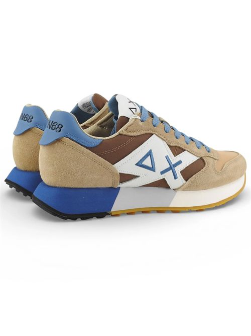 SUN68 Jaki Bicolor in nylon and suede SUN68 | BZ361161693