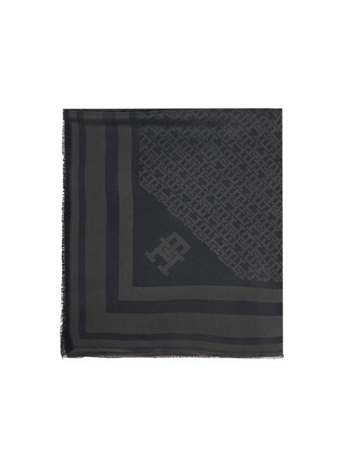 TOMMY HILFIGER Monogram Wool Scarf TOMMY | AW0AW18273BDS