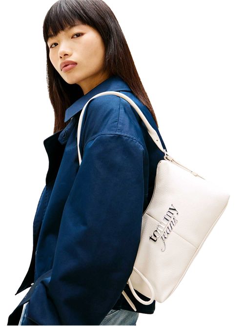 TOMMY JEANS Borsa a spalla con logo metallizzato TOMMY | AW0AW18468ACG