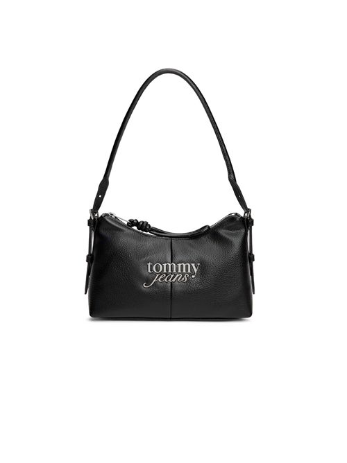 TOMMY JEANS Borsa a spalla con logo metallizzato TOMMY | AW0AW18468BDS