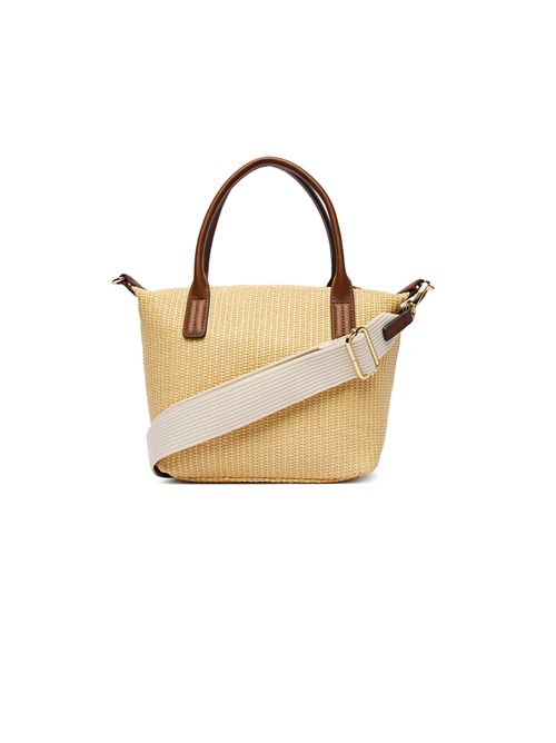 TOMMY HILFIGER Popette Mini Rafia Tote Bag TOMMY | AW0AW185230F4