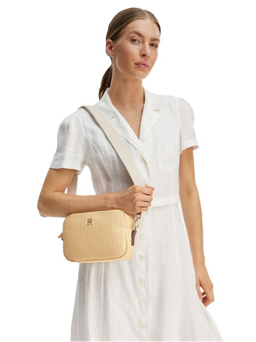 TOMMY HILFIGER Popette Rafia Camera Bag TOMMY | AW0AW185250F4
