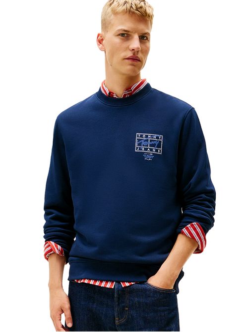 TOMMY JEANS Felpa con logo sul retro TOMMY | DM0DM22366C1G