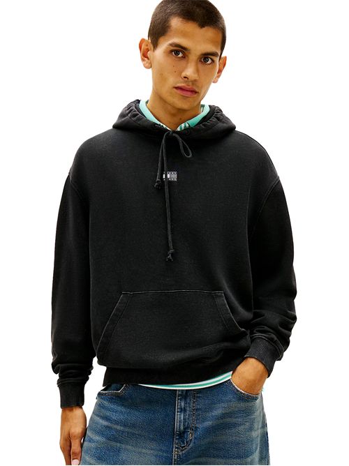TOMMY JEANS Felpa con stemma a bandiera sul retro TOMMY | DM0DM22383BDS