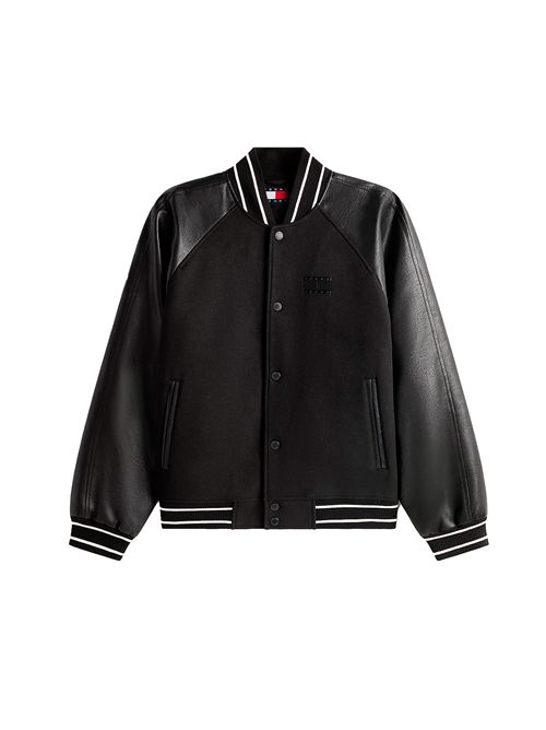 TOMMY JEANS Varsity Jacket with Wool and Badge TOMMY | DM0DM22439BDS