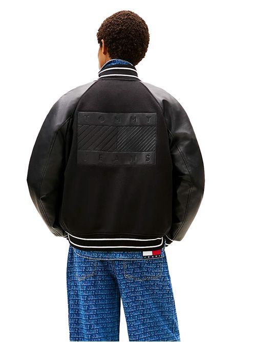 TOMMY JEANS Varsity Jacket with Wool and Badge TOMMY | DM0DM22439BDS