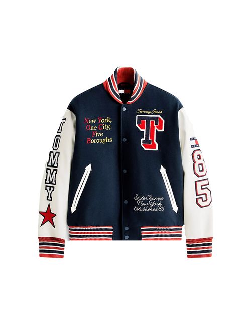 TOMMY JEANS Varsity Jacket in Wool Blend with Logo TOMMY | DM0DM22729C1G